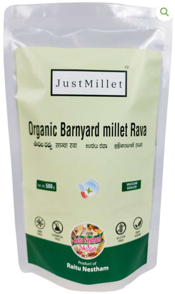 BARNYARD MILLET RAVA 500GM