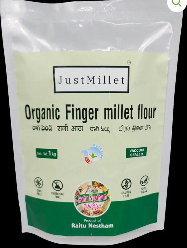 FINGER MILLET FLOUR 500 GM