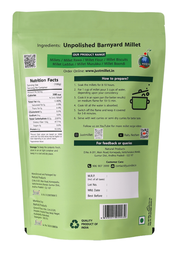 BARNYARD MILLET - Image 2
