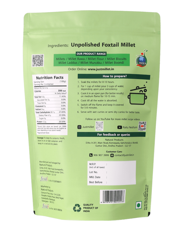 FOXTAIL MILLET - Image 3