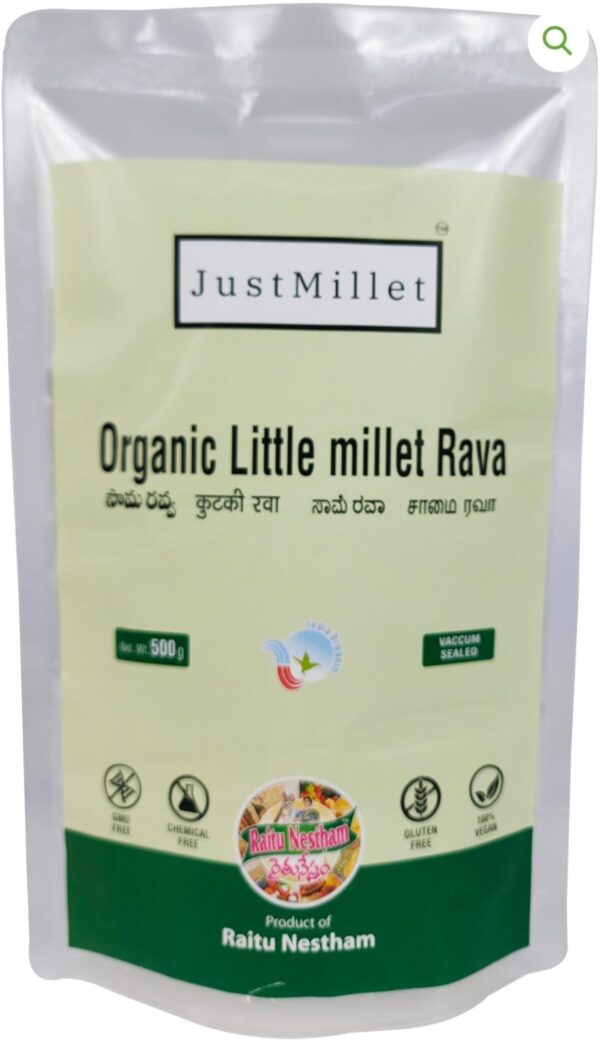 LITTLE MILLET RAVA 500GM