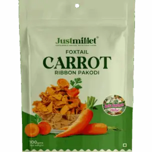 FOXTAIL MILLET RIBBON PAKODI CARROT-100G