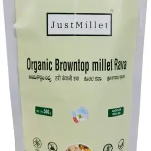 BROWNTOP MILLET RAVA 500 GM