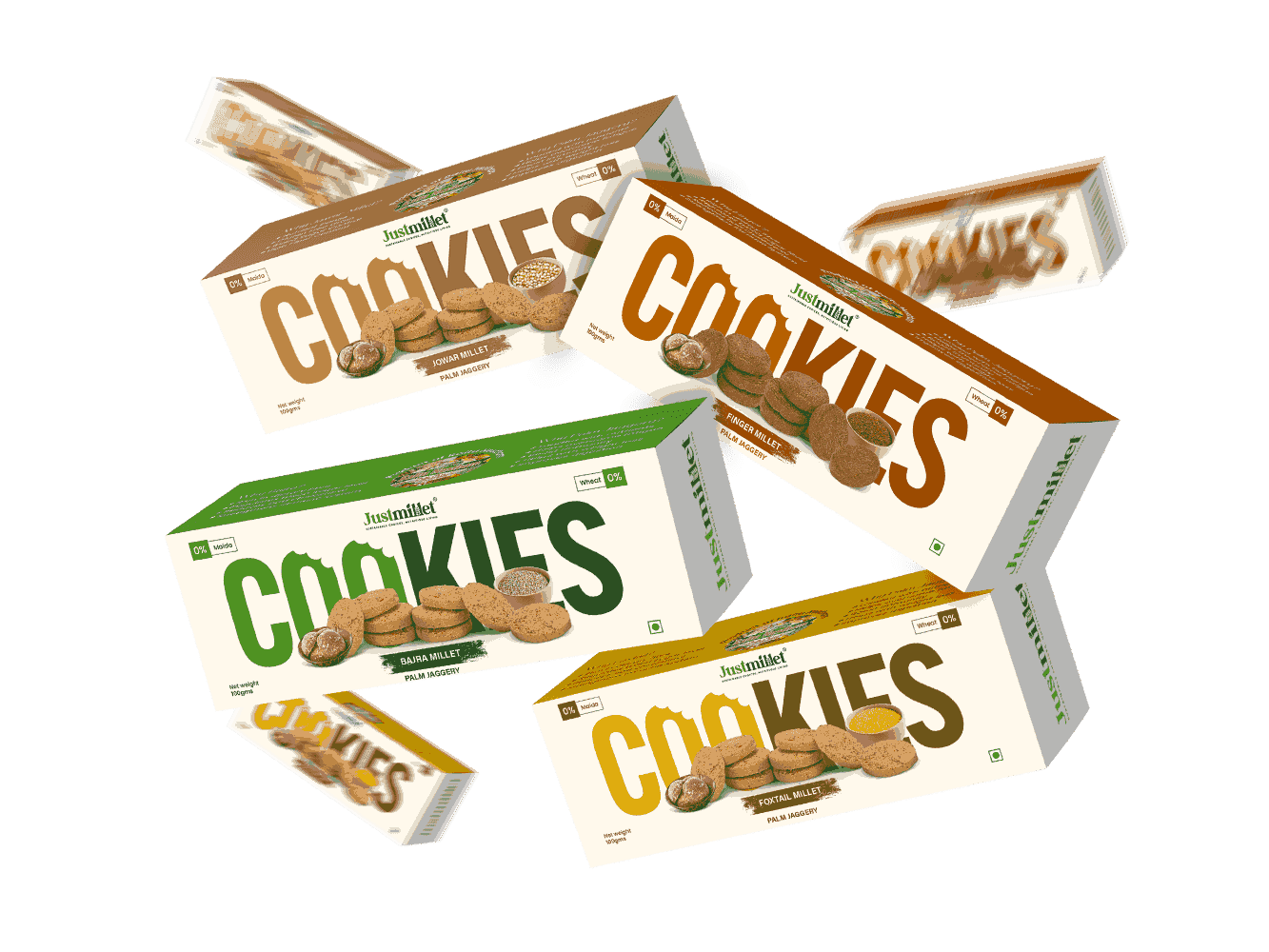 Just millet cookies packets image